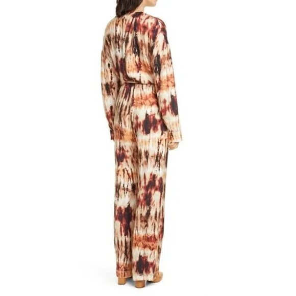 New Nanushka Jax Tie Dye Wide Leg Jumpsuit NWT Size Small - Picture 10 of 17